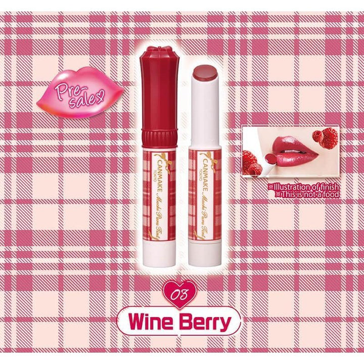 日本CANMAKE 數量限定搶先開賣新商品「Muchi Puru Tint」共3色 Japan E-Shop