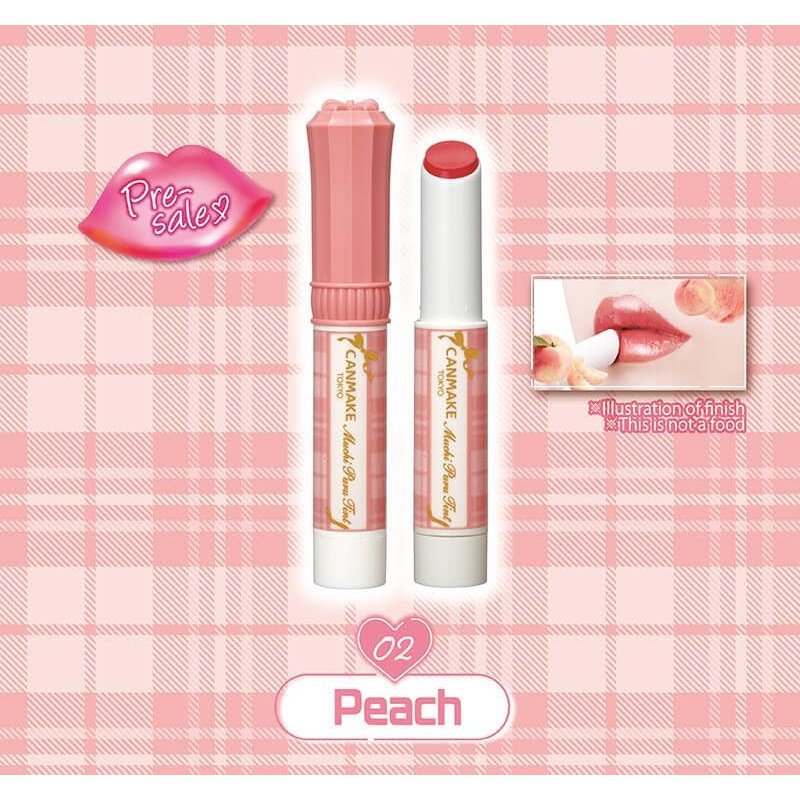 日本CANMAKE 數量限定搶先開賣新商品「Muchi Puru Tint」共3色 Japan E-Shop