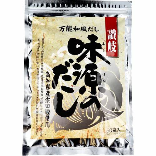 日本製讚岐味之源鏗魚昆布高湯包50入日本FOODEX美食展- 金賞受賞 