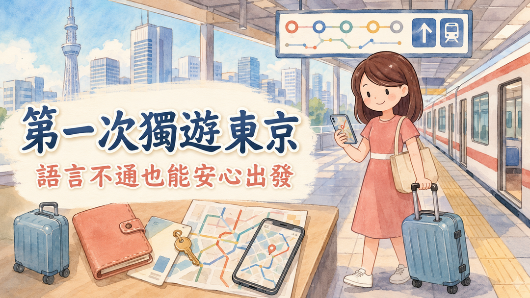 第一次獨遊東京：語言不通也能安心出發