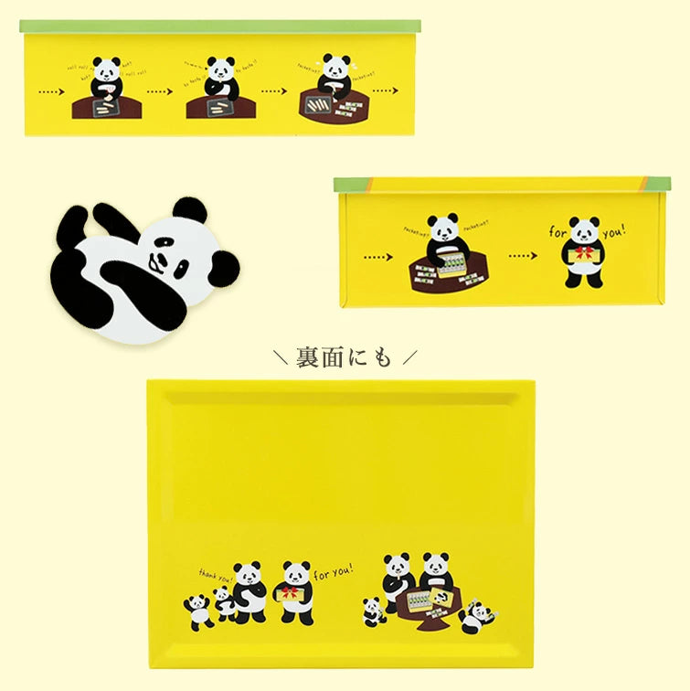 YOKU MOKU 熊貓限定版 雪茄蛋捲 16入禮盒 上野動物園 甜點師熊貓 奶油餅乾 伴手禮 Japan E-Shop