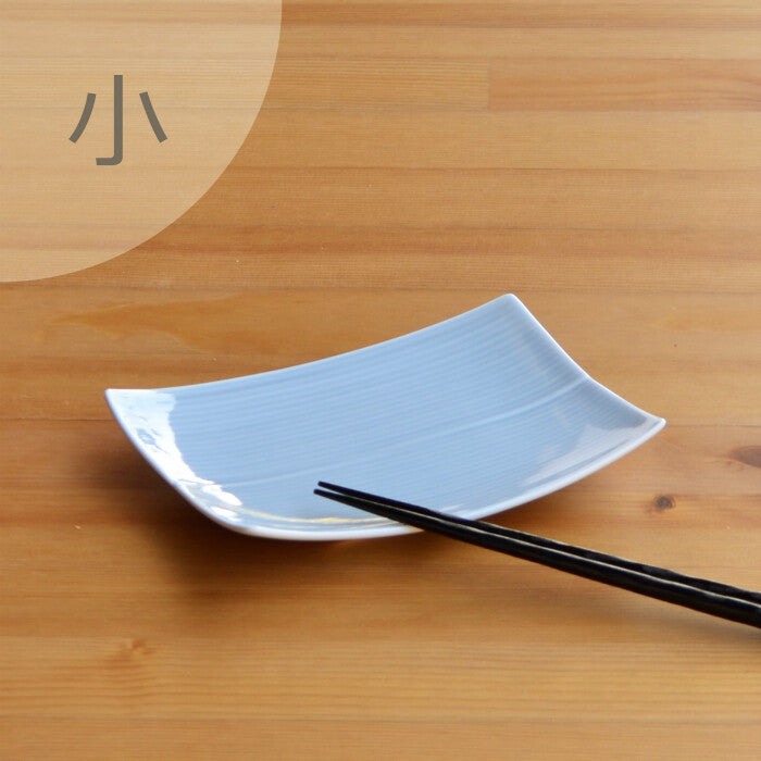 白山陶器長方皿 小尺寸 灰褐色 波佐見燒餐盤 Japan E-Shop