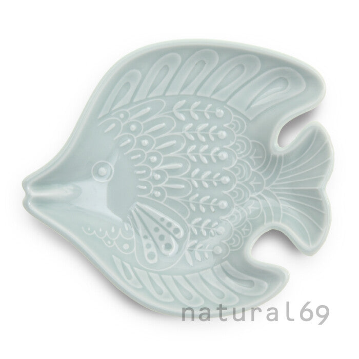 natural69 蝶魚系列波佐見燒小皿 手繪深型醬料碟 Japan E-Shop