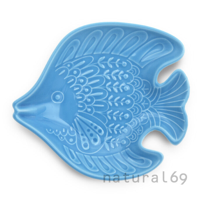 natural69 蝶魚系列波佐見燒小皿 手繪深型醬料碟