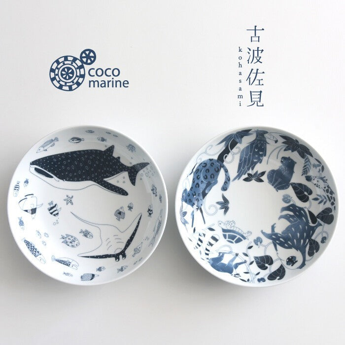 natural69 cocomarine海洋生物盛鉢 波佐見燒大缽 Japan E-Shop