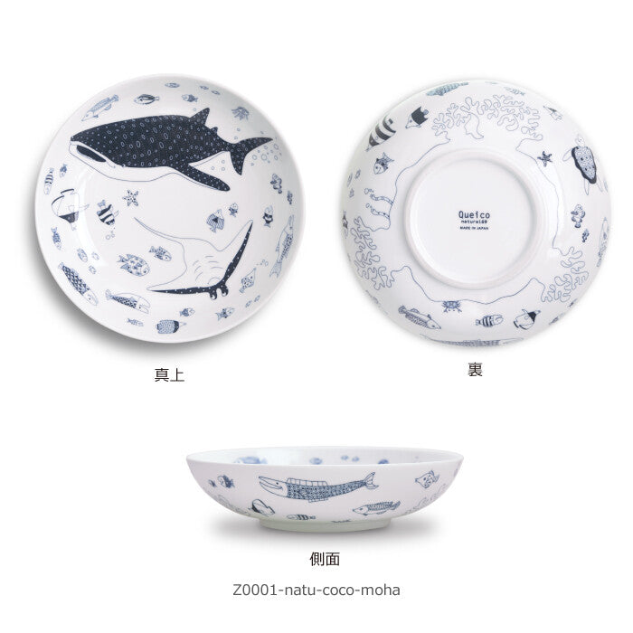natural69 cocomarine海洋生物盛鉢 波佐見燒大缽 Japan E-Shop