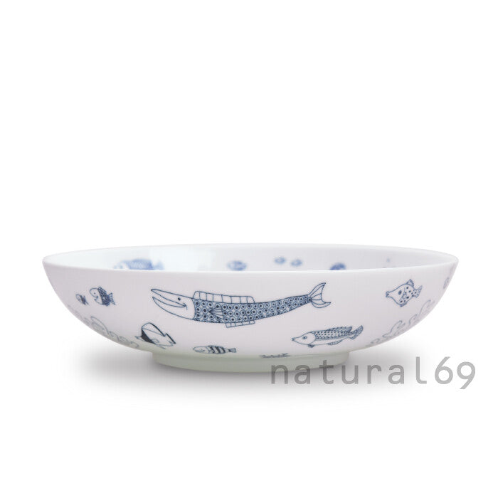 natural69 cocomarine海洋生物盛鉢 波佐見燒大缽