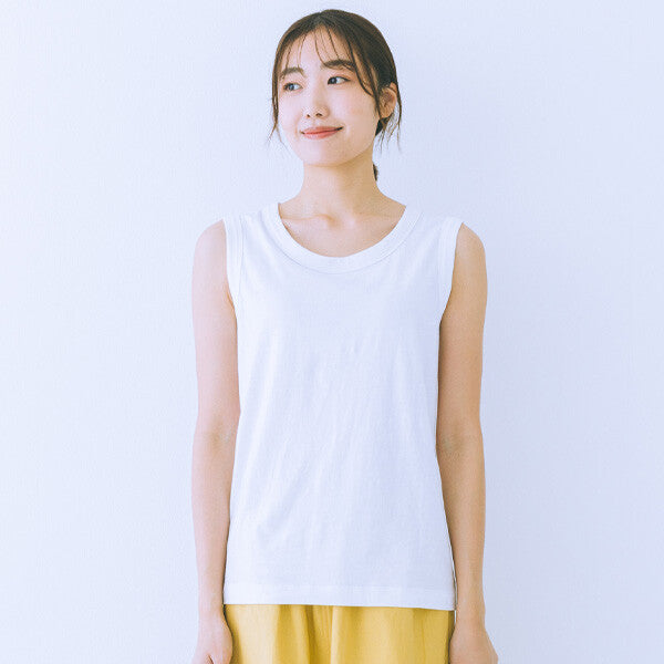 【kermu】有機棉日常剪裁背心 Japan E-Shop