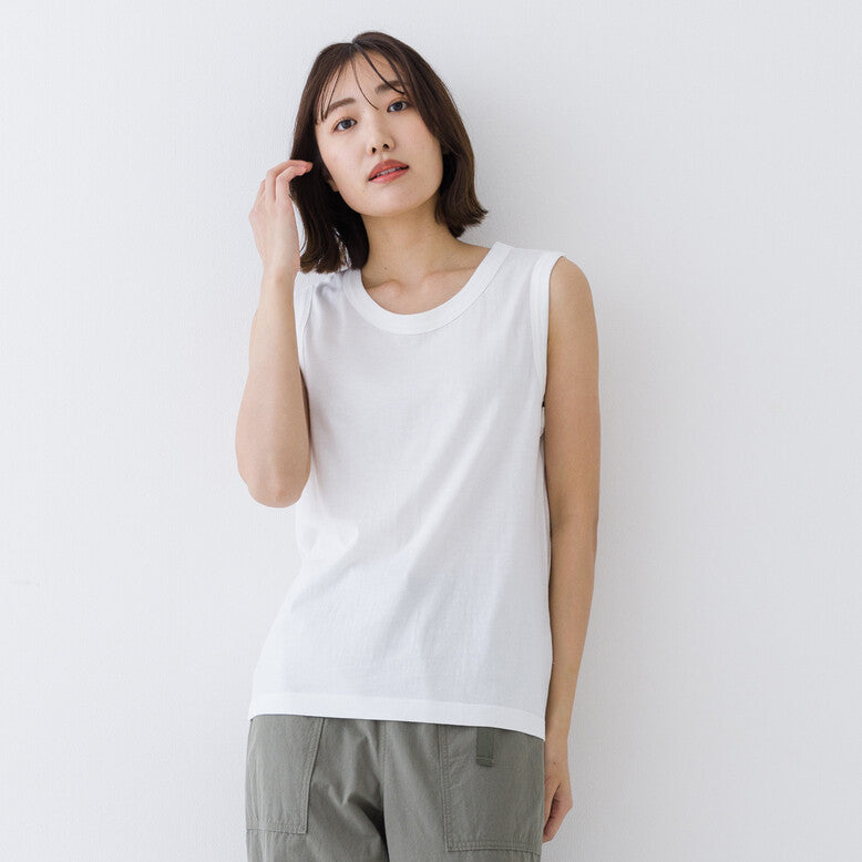 【kermu】有機棉日常剪裁背心 Japan E-Shop