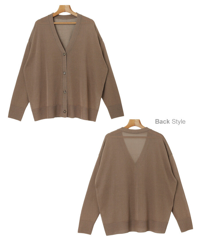 【Alma Design】UV防曬接觸冷感寬鬆薄透針織外套 及臀長版 顏色
