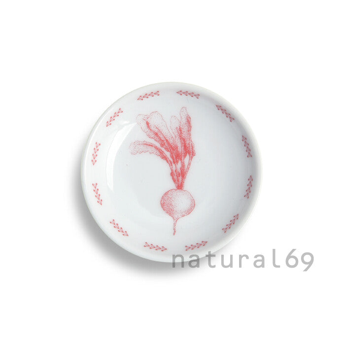 natural69 蔬菜彩繪姬皿 波佐見燒日本製小皿