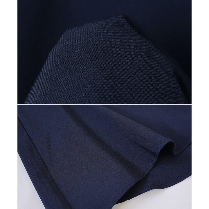 【evernavy】輕薄微彈荷葉下襬女裝襯衫 Japan E-Shop