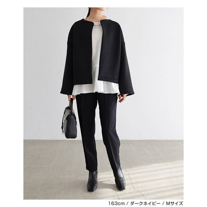 【evernavy】深海軍藍修身錐形女裝長褲 Japan E-Shop