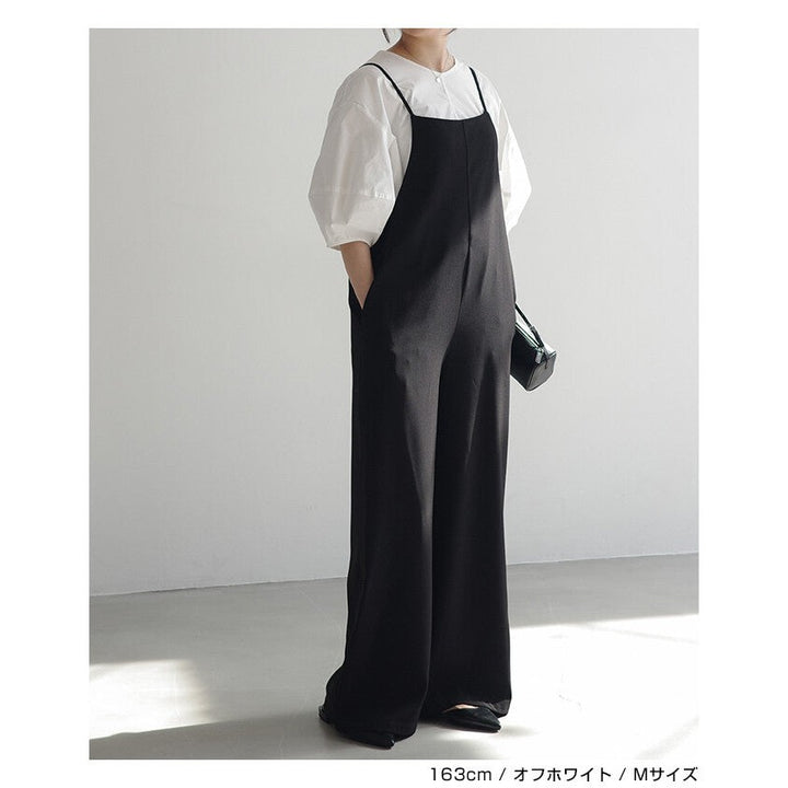 【evernavy】棉混紡立體燈籠袖長版女裝襯衫 Japan E-Shop