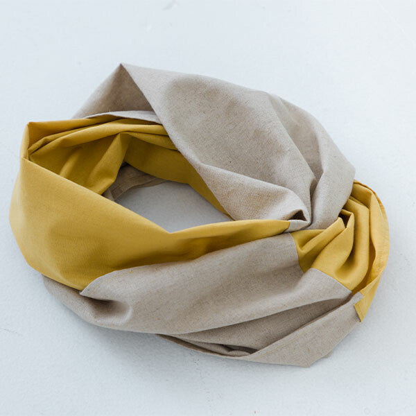 【crea delice】棉麻雙色圍脖 Japan E-Shop