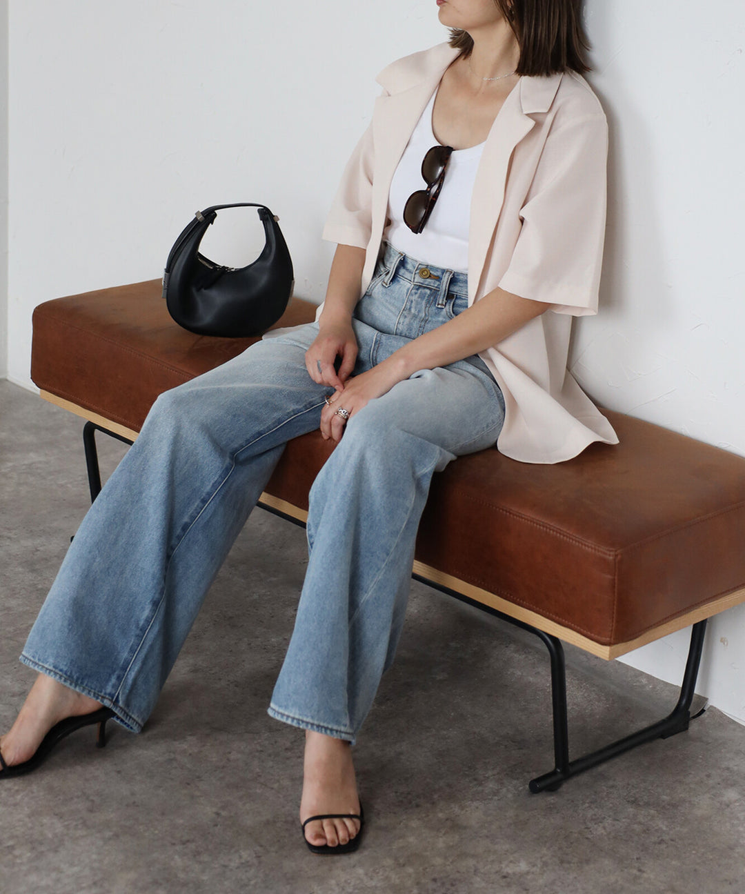 【TOPWHOLE】夏季粗花呢短袖外套 Japan E-Shop