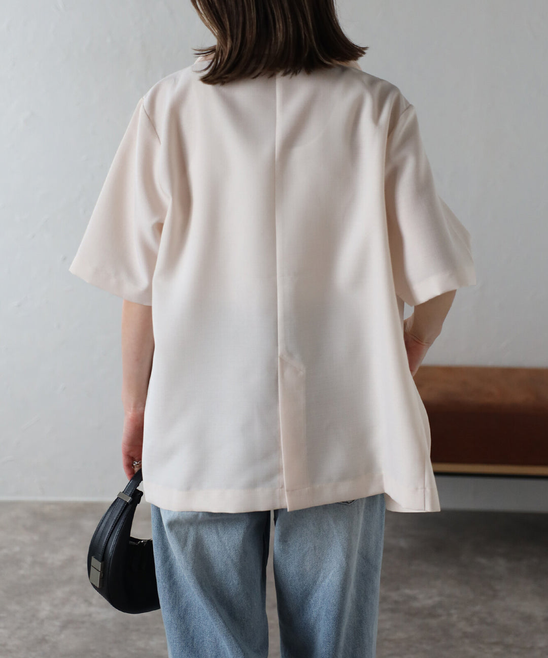 【TOPWHOLE】夏季粗花呢短袖外套 Japan E-Shop
