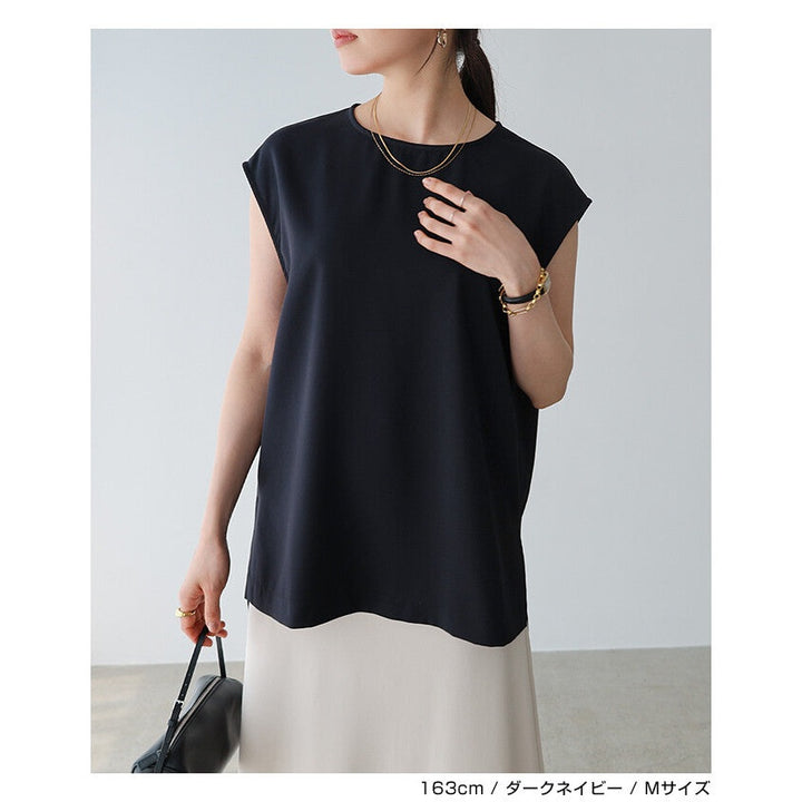 【evernavy】長版寬鬆無袖套頭上衣 Japan E-Shop