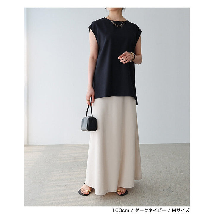 【evernavy】長版寬鬆無袖套頭上衣 Japan E-Shop