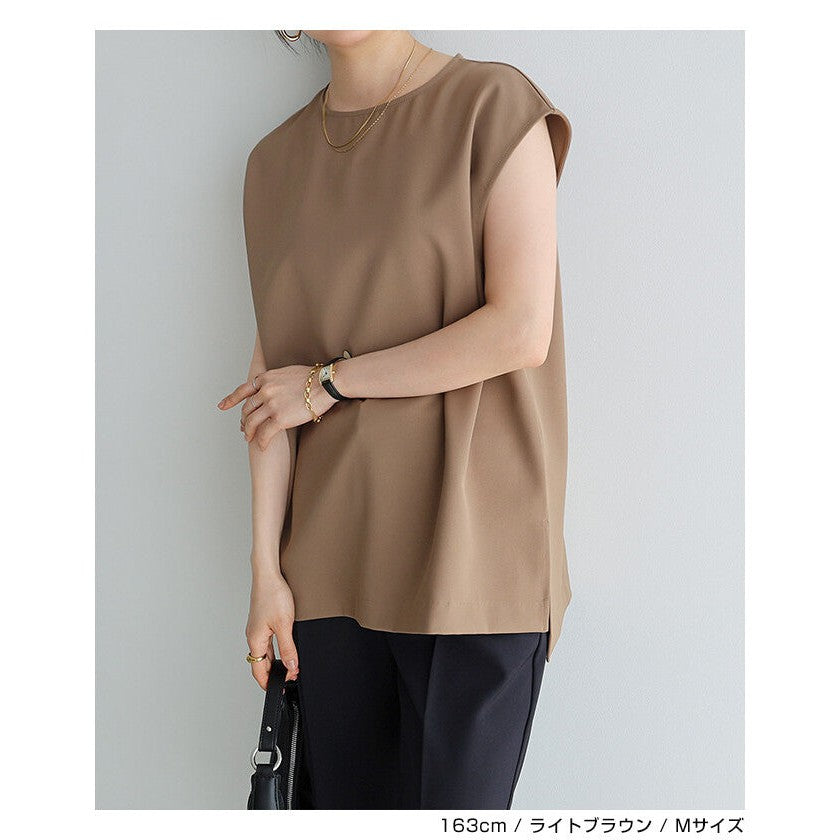 【evernavy】長版寬鬆無袖套頭上衣 Japan E-Shop