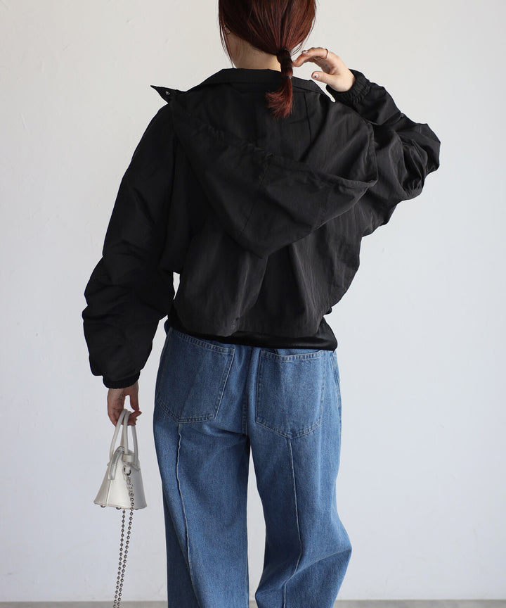 【TOPWHOLE】短版連帽尼龍外套 Japan E-Shop