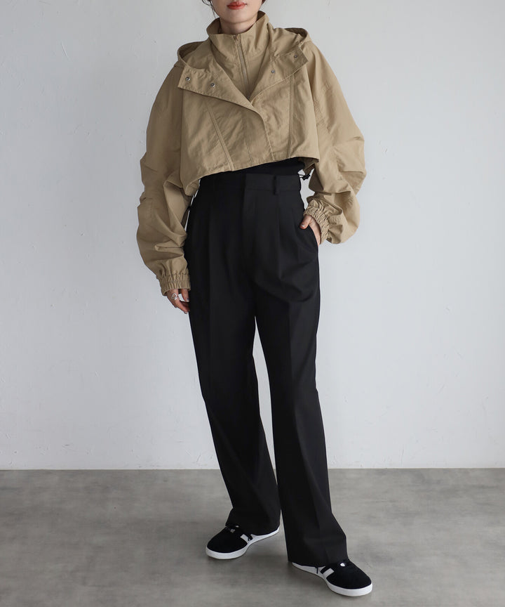 【TOPWHOLE】短版連帽尼龍外套 Japan E-Shop