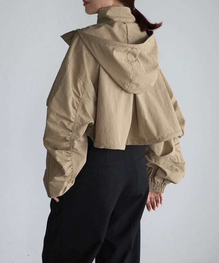 【TOPWHOLE】短版連帽尼龍外套 Japan E-Shop