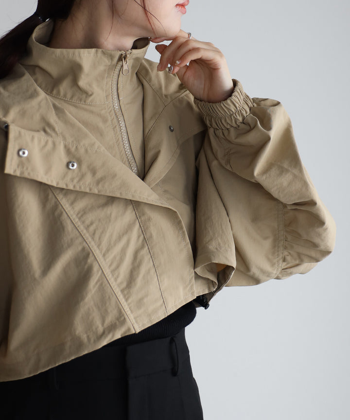 【TOPWHOLE】短版連帽尼龍外套 Japan E-Shop