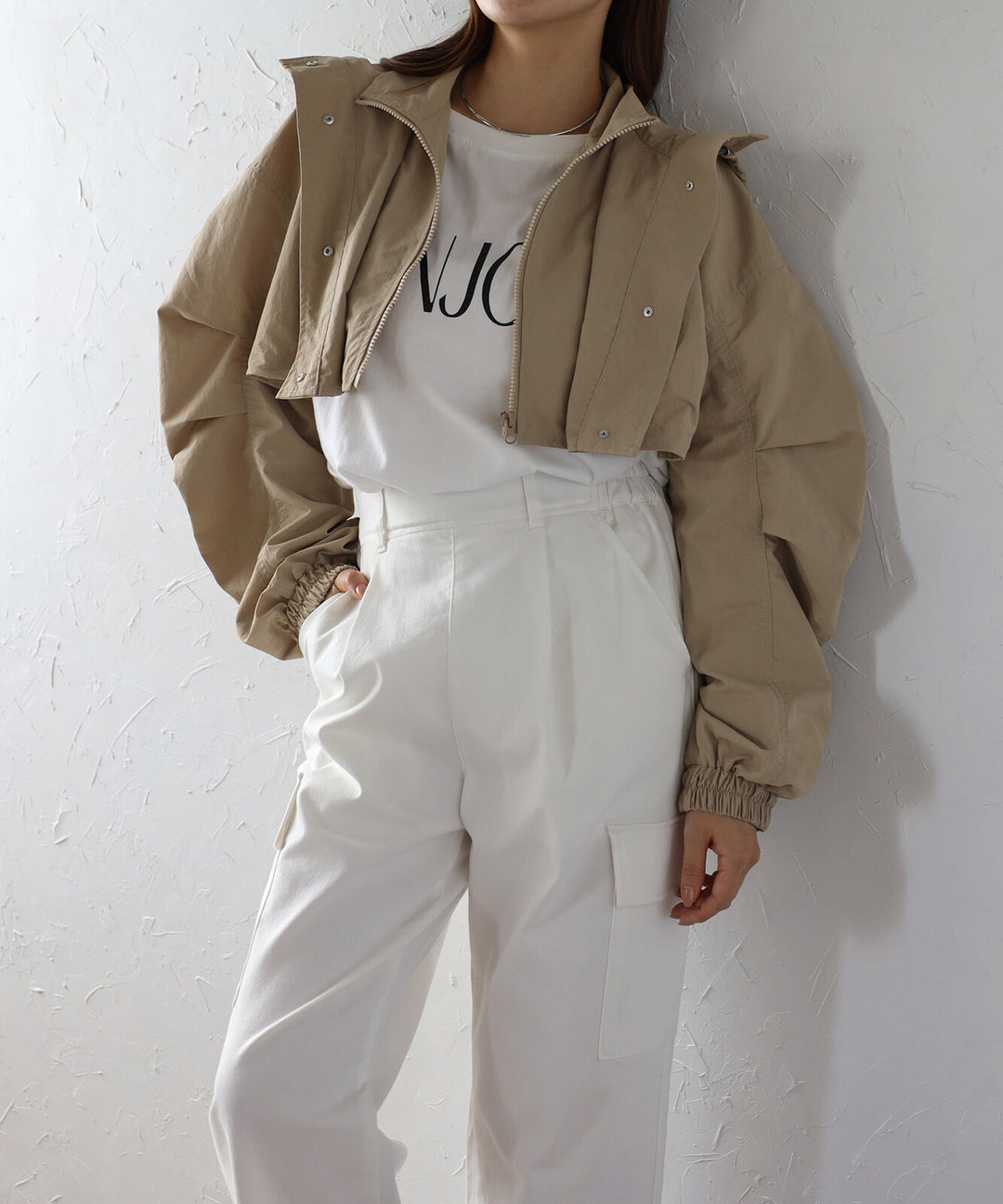 【TOPWHOLE】短版連帽尼龍外套 Japan E-Shop