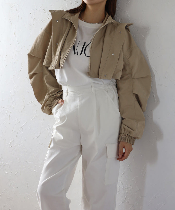 【TOPWHOLE】短版連帽尼龍外套 Japan E-Shop