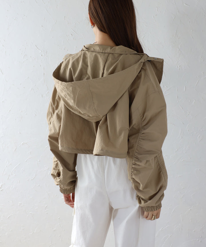 【TOPWHOLE】短版連帽尼龍外套 Japan E-Shop