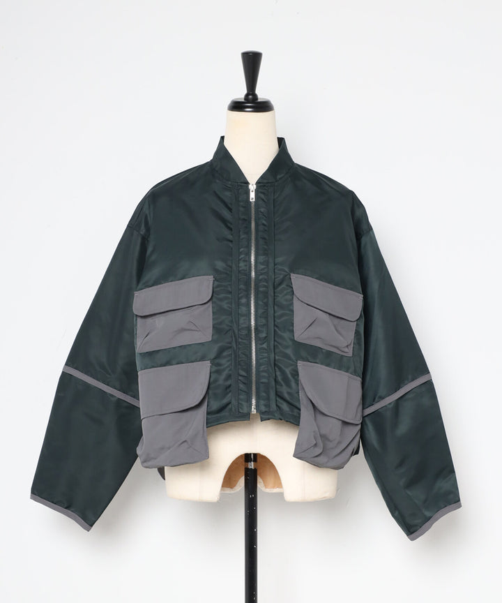 【TOPWHOLE】機能口袋短版尼龍外套 Japan E-Shop
