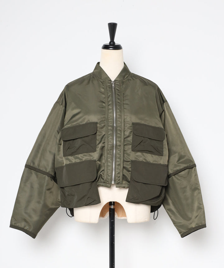 【TOPWHOLE】機能口袋短版尼龍外套 Japan E-Shop
