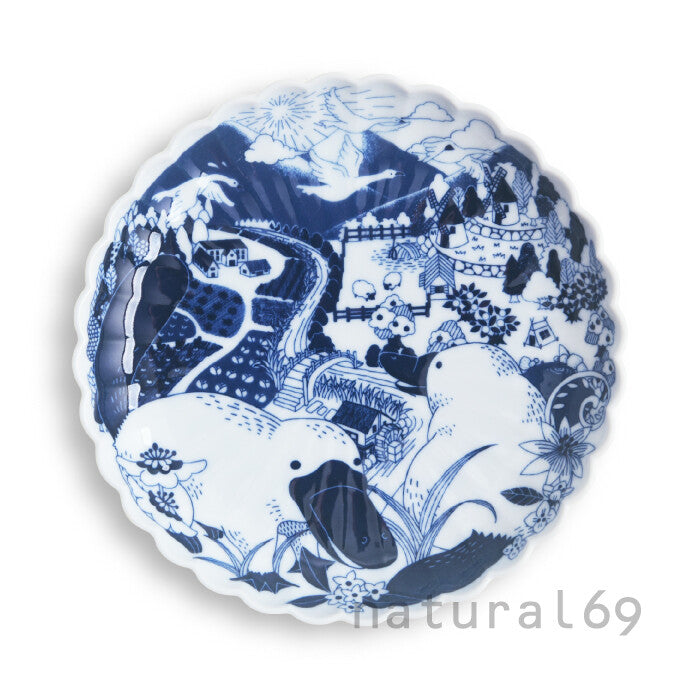 natural69 Aruhino動物取皿 波佐見燒日本製餐盤