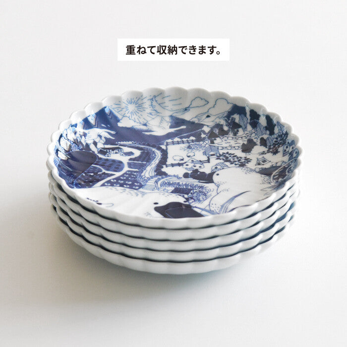 natural69 Aruhino動物取皿 波佐見燒日本製餐盤