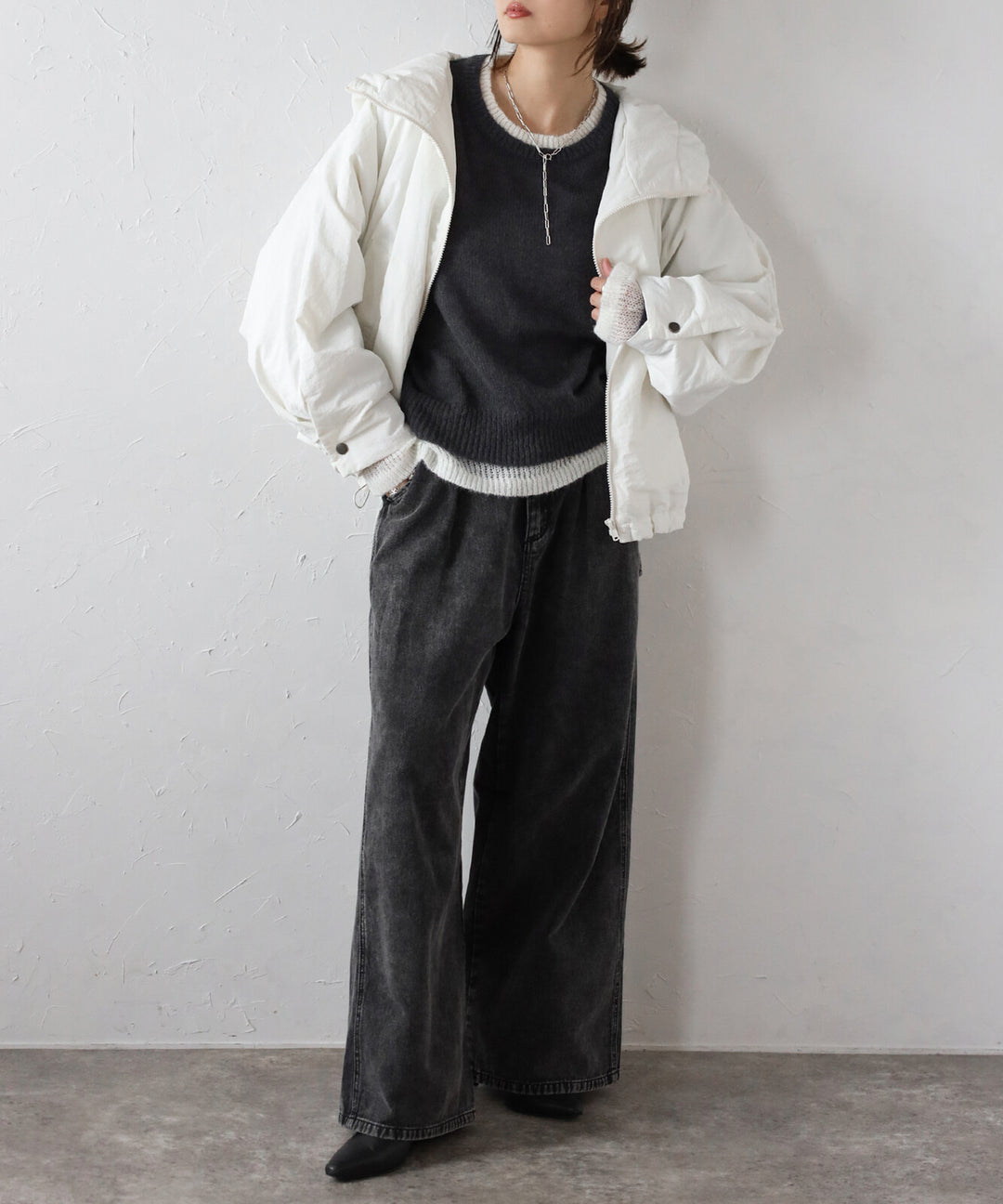 【TOPWHOLE】中棉寬袖尼龍外套 Japan E-Shop