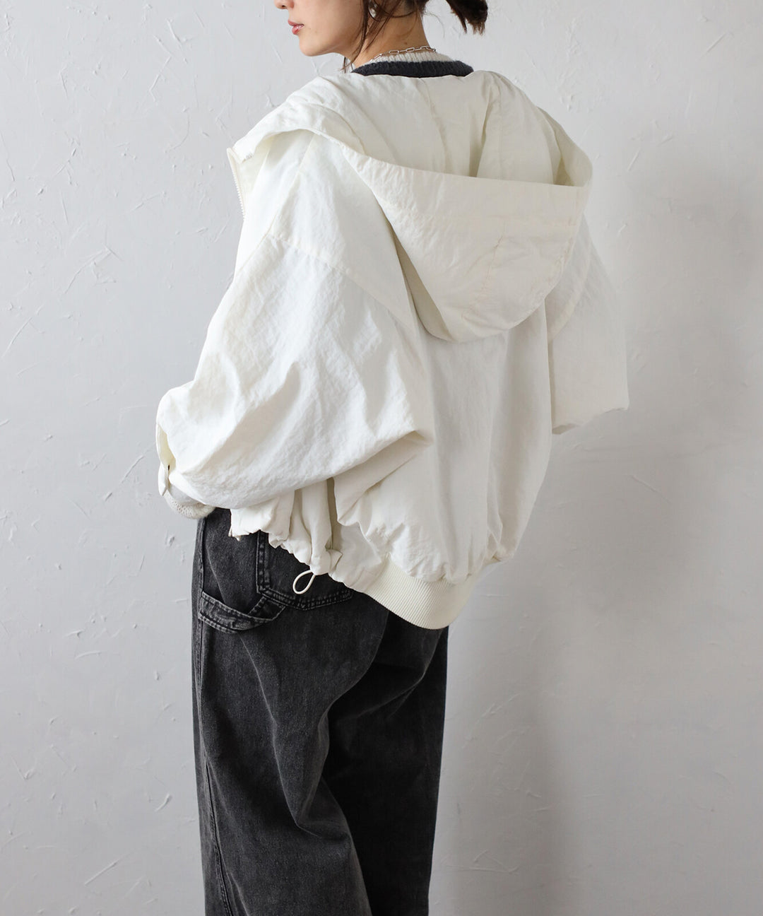 【TOPWHOLE】中棉寬袖尼龍外套 Japan E-Shop
