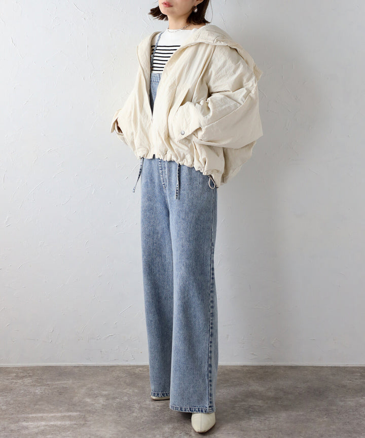 【TOPWHOLE】中棉寬袖尼龍外套 Japan E-Shop