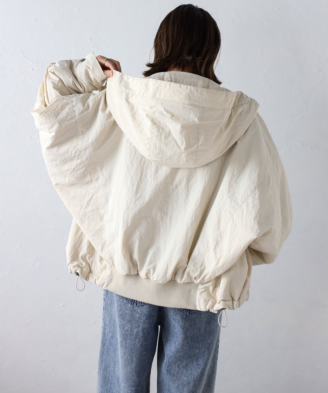 【TOPWHOLE】中棉寬袖尼龍外套 Japan E-Shop