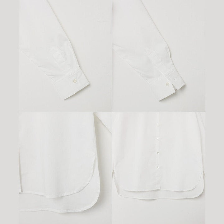 【evernavy】易整理挺身棉混紡立領長袖襯衫 Japan E-Shop