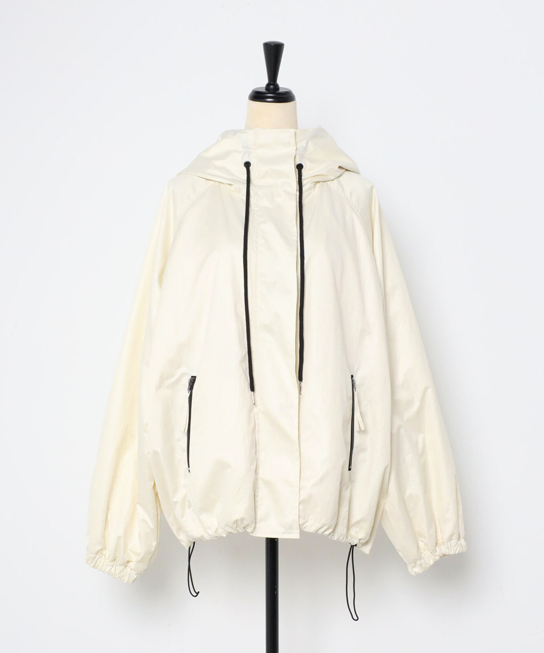 【TOPWHOLE】珍珠光感塔夫綢連帽外套 Japan E-Shop