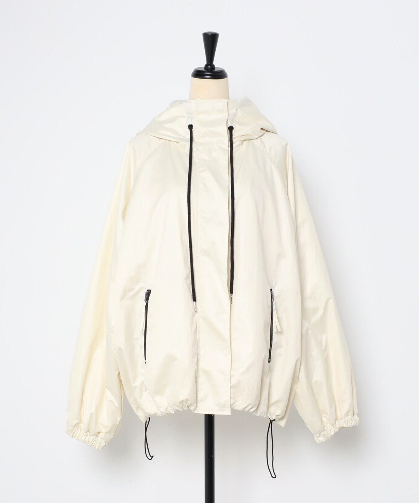 【TOPWHOLE】珍珠光感塔夫綢連帽外套 Japan E-Shop