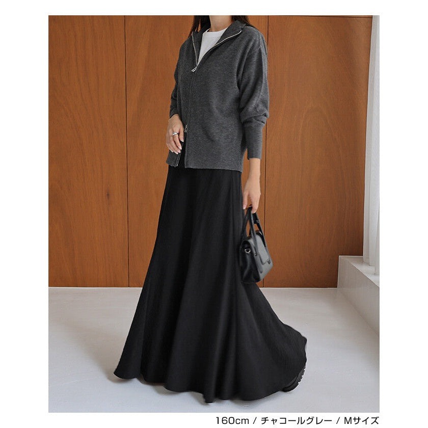 【evernavy】100% 羊毛雙向拉鍊針織外套 Japan E-Shop