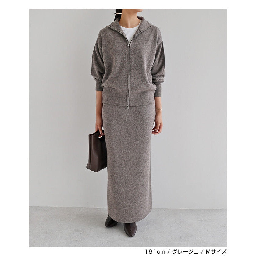 【evernavy】100% 羊毛雙向拉鍊針織外套 Japan E-Shop
