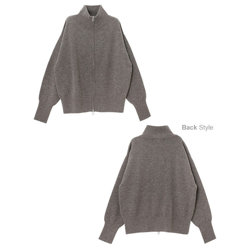 【evernavy】100% 羊毛雙向拉鍊針織外套 Japan E-Shop