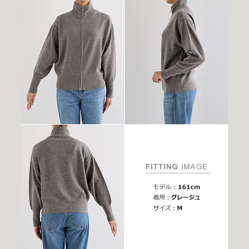 【evernavy】100% 羊毛雙向拉鍊針織外套 Japan E-Shop