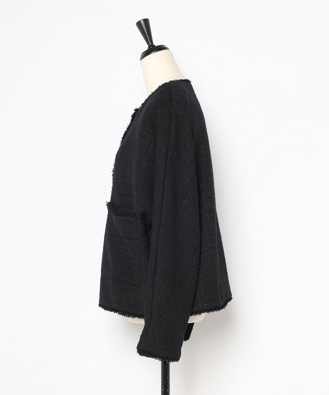 【TOPWHOLE】金釦流蘇粗花呢外套 Japan E-Shop