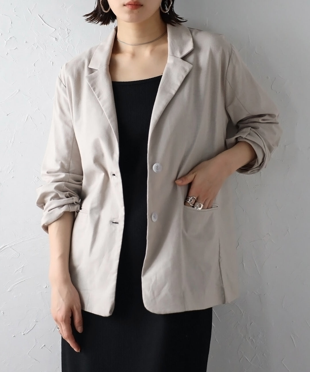 【TOPWHOLE】棉麻夏季西裝外套 Japan E-Shop