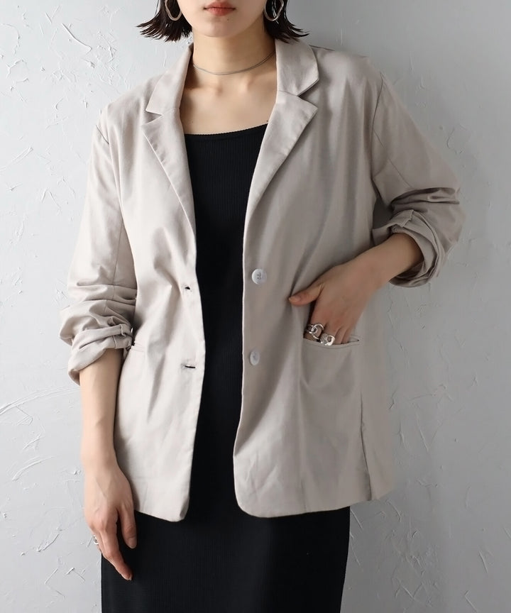【TOPWHOLE】棉麻夏季西裝外套 Japan E-Shop