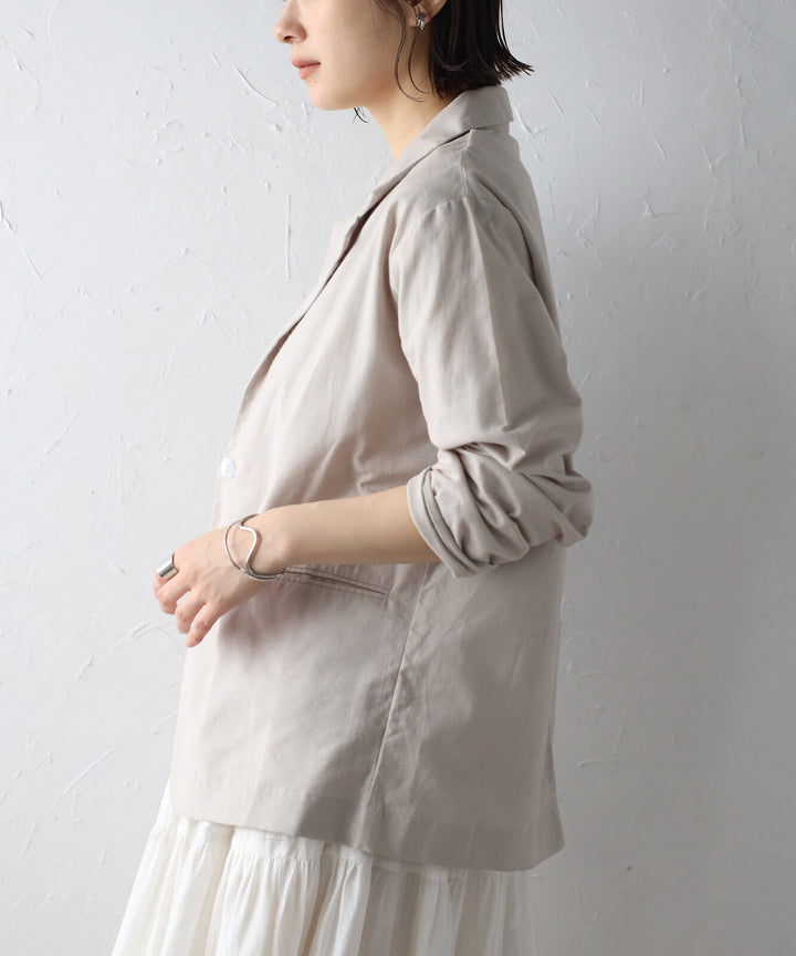 【TOPWHOLE】棉麻夏季西裝外套 Japan E-Shop